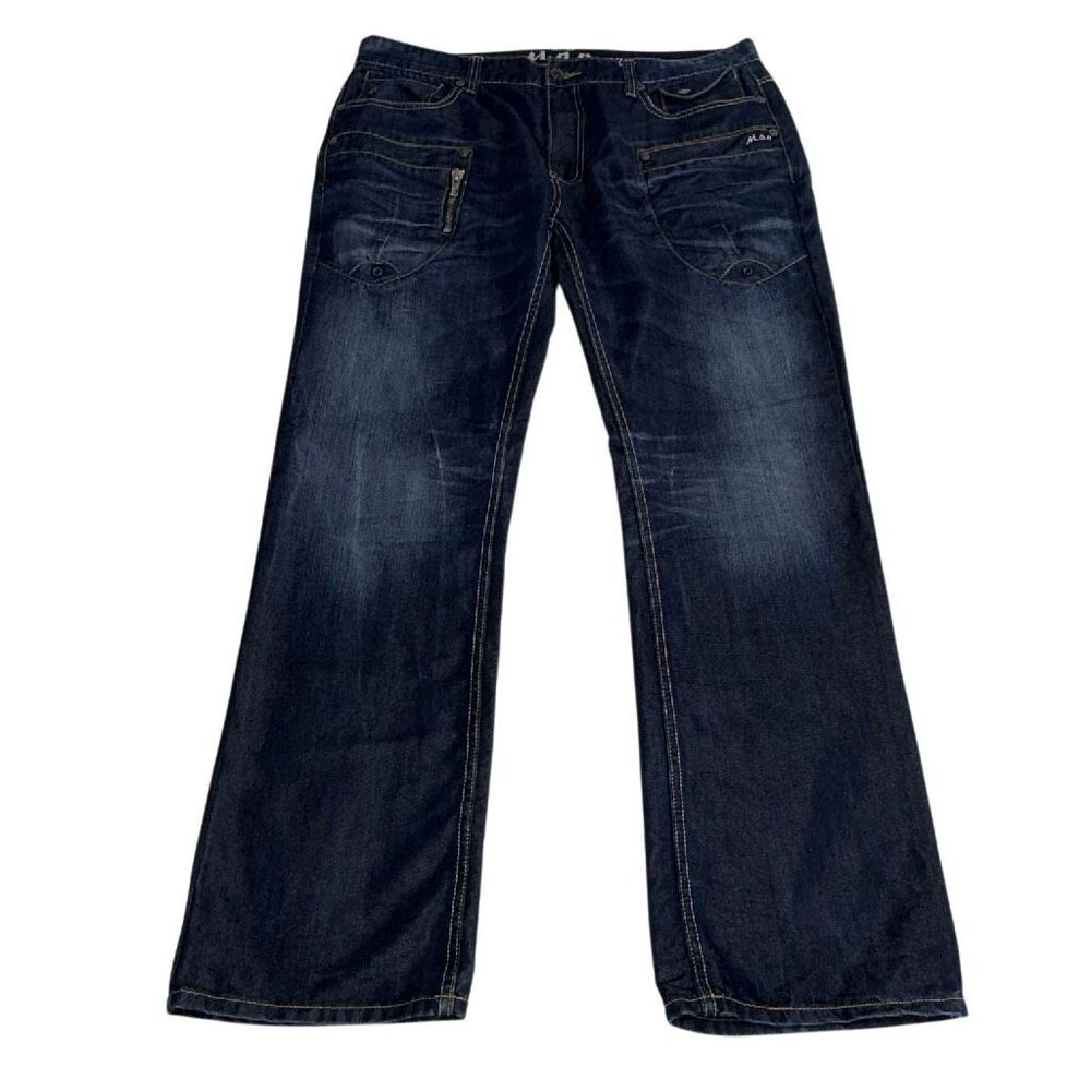 MOD Miracle Of Denim EUC Mens DANNY Dark Night Jean Grunge Skater Y2K Punk 40x34